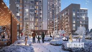 2-к квартира, строящийся дом, 63м2, 24/30 этаж