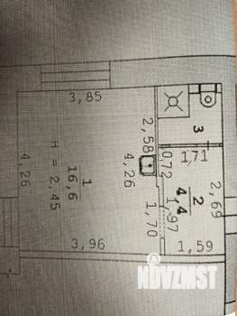 Студия квартира, вторичка, 24м2, 2/5 этаж