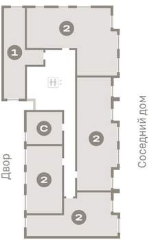 1-к квартира, вторичка, 47м2, 2/9 этаж