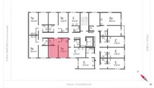 1-к квартира, вторичка, 33м2, 6/8 этаж