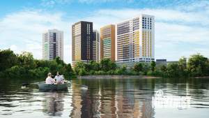 2-к квартира, строящийся дом, 55м2, 19/26 этаж