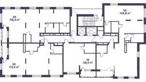 3-к квартира, вторичка, 113м2, 11/16 этаж