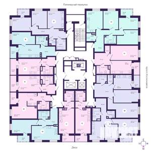 1-к квартира, вторичка, 51м2, 2/19 этаж