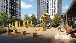 2-к квартира, строящийся дом, 57м2, 2/30 этаж