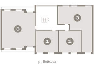 1-к квартира, вторичка, 39м2, 6/7 этаж