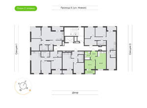 1-к квартира, вторичка, 40м2, 2/17 этаж