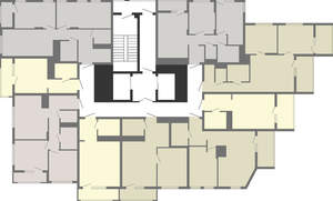 2-к квартира, вторичка, 55м2, 9/19 этаж