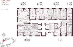 1-к квартира, вторичка, 47м2, 11/25 этаж