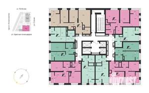 2-к квартира, вторичка, 64м2, 23/25 этаж