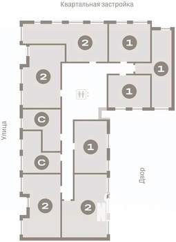 1-к квартира, вторичка, 44м2, 4/7 этаж