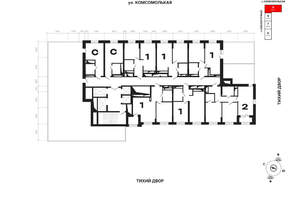 1-к квартира, вторичка, 44м2, 24/25 этаж