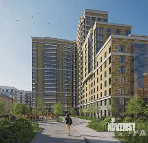 1-к квартира, строящийся дом, 23м2, 1/19 этаж