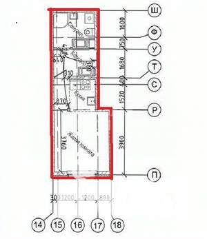 Студия квартира, вторичка, 25м2, 10/24 этаж