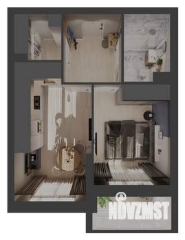 1-к квартира, вторичка, 40м2, 7/24 этаж