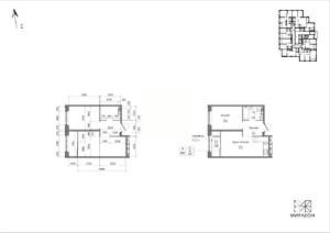 1-к квартира, вторичка, 40м2, 14/26 этаж