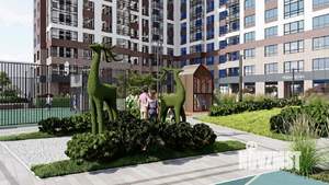 1-к квартира, строящийся дом, 44м2, 7/31 этаж