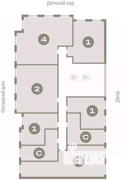 2-к квартира, вторичка, 86м2, 4/15 этаж