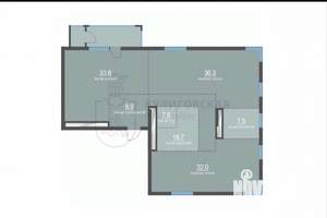 4-к квартира, вторичка, 143м2, 7/9 этаж