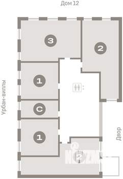 2-к квартира, вторичка, 75м2, 2/8 этаж