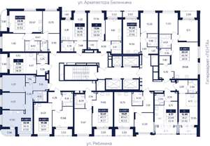2-к квартира, вторичка, 57м2, 21/26 этаж