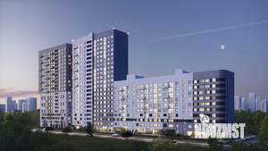 1-к квартира, строящийся дом, 35м2, 11/22 этаж