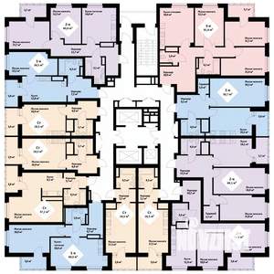 2-к квартира, вторичка, 66м2, 22/25 этаж