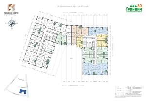 2-к квартира, строящийся дом, 58м2, 12/17 этаж