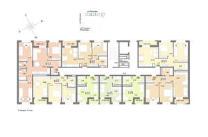 3-к квартира, вторичка, 76м2, 7/22 этаж
