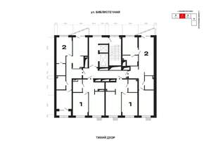 2-к квартира, вторичка, 64м2, 2/25 этаж