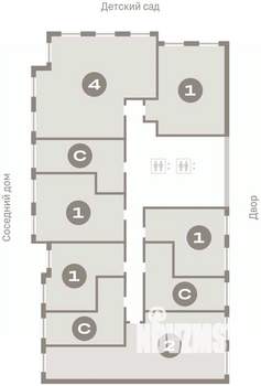 4-к квартира, вторичка, 95м2, 6/15 этаж