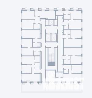 2-к квартира, строящийся дом, 44м2, 21/25 этаж