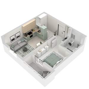 1-к квартира, вторичка, 40м2, 7/17 этаж