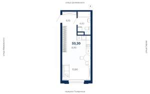 Студия квартира, вторичка, 33м2, 3/29 этаж