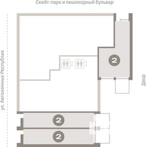 2-к квартира, сданный дом, 126м2, 1/16 этаж