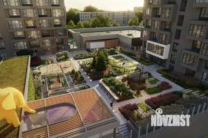 1-к квартира, строящийся дом, 44м2, 14/25 этаж