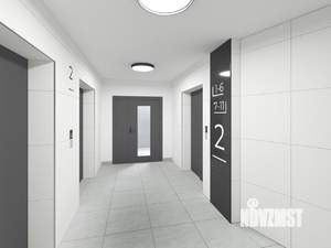 2-к квартира, строящийся дом, 56м2, 18/22 этаж