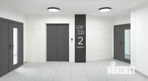 1-к квартира, строящийся дом, 40м2, 21/22 этаж