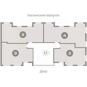 2-к квартира, вторичка, 93м2, 8/8 этаж