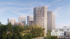 1-к квартира, строящийся дом, 35м2, 30/31 этаж