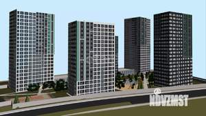 1-к квартира, строящийся дом, 32м2, 3/22 этаж