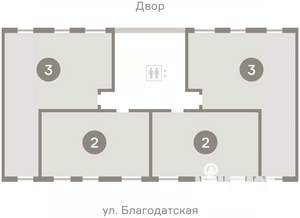 3-к квартира, вторичка, 86м2, 3/8 этаж