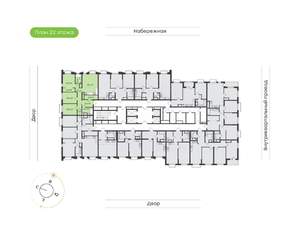 3-к квартира, вторичка, 83м2, 22/24 этаж