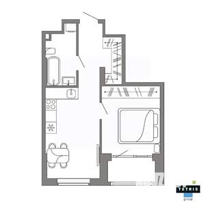1-к квартира, вторичка, 39м2, 7/32 этаж
