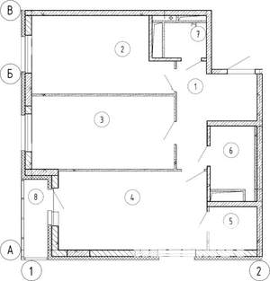 2-к квартира, строящийся дом, 70м2, 12/25 этаж