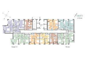 2-к квартира, строящийся дом, 63м2, 16/25 этаж