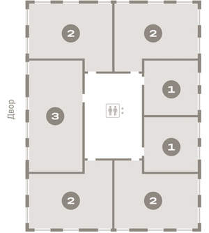 2-к квартира, вторичка, 69м2, 3/16 этаж