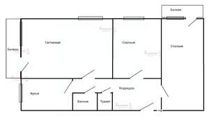 3-к квартира, вторичка, 65м2, 11/14 этаж