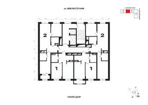 1-к квартира, вторичка, 40м2, 6/25 этаж