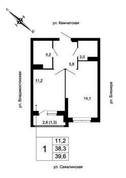 1-к квартира, вторичка, 40м2, 5/24 этаж