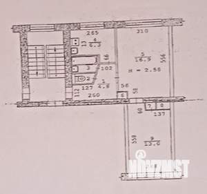 2-к квартира, вторичка, 44м2, 1/5 этаж